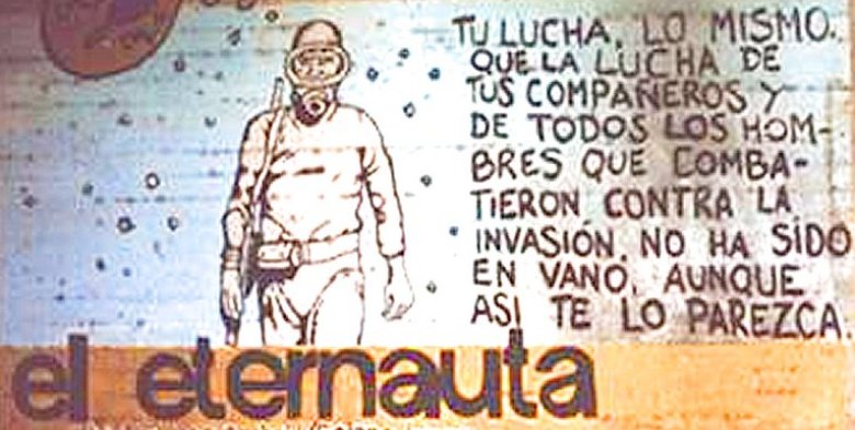 Mural en Argentina del Eternauta