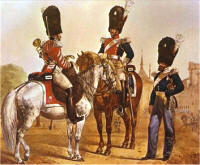 "Soldados de Fernando VII",  grabado (Biblioteca Nac. de París)